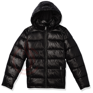 Wholesale Custom Logo Nylon Long Black Winter Quilted Jacket <b>Bubble</b> <b>Coat</b> Men Puffer Jackets Men summer parka - Product Image 1