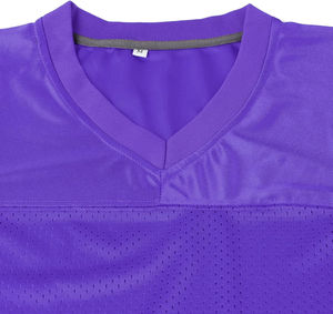 Camiseta de fútbol americano transpirable de alta calidad personalizada al por mayor para hombre, ropa informal de poliéster holgada impresa, novedad de 2025 - Product Image 4