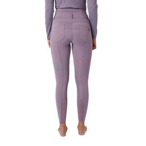 Shemax Culotte pour femme Tissu à séchage rapide Siège complet en silicone avec patch au genou en cuir synthétique Collants d'équitation - Product Image 4