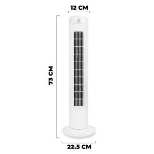 Ventilatore a Torre Elettrico Silenzioso con Telecomando, Tre Velocità, Raffreddamento ad Aria, Ventilatore a Piantana, Spina USA, Installazione a Soffitto - Product Image 3