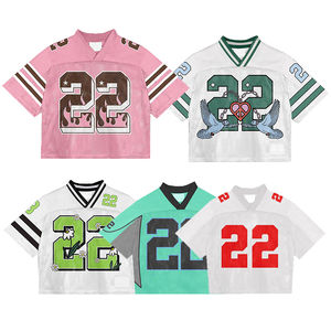 Stitchmode เสื้ออเมริกันฟุตบอลสไตล์สตรีทแวร์ระบายอากาศได้ดีโลโก้ตามสั่งเสื้อเจอร์ซีย์อเมริกันฟุตบอลอเมริกัน - Product Image 2