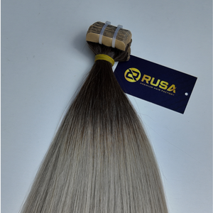 Extensiones de cabello con cinta adhesiva, súper doble densidad, color ombre, cabello humano virgen vietnamita, color de moda para el verano. - Product Image 2