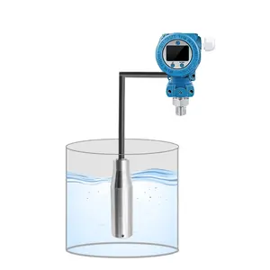 가장 인기있는 0-20M 물 잠수정 액체 레벨 센서 프로브 수압 강 탱크 물 액체 레벨 표시기 송신기