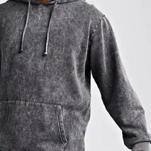 Conjuntos Deportivos Personalizados con Lavado Ácido, Pantalones Deportivos de Pierna Recta de 500 GSM, Conjuntos de Sudadera con Capucha y Pantalones Deportivos Desgastados para Hombre - Product Image 4