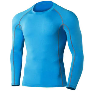 Camiseta Deportiva de Compresión para Hombre, Transpirable, Ecológica, de Secado Rápido, Manga Larga, con Logotipo Personalizado, Proveedor Mayorista de Ropa Deportiva - Product Image 2