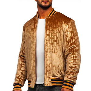ขายส่งโลโก้ OEM ที่กําหนดเองพิมพ์แจ็คเก็ตบอมเบอร์สําหรับผู้ชาย / แพทช์เย็บปักถักร้อยผู้ชายถนนสูงแจ็คเก็ตบอมเบอร์สําหรับขาย - Product Image 3