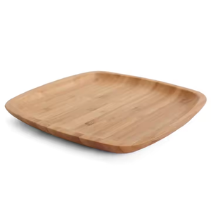 Juego de platos de madera Woden, vajilla de madera minimalista, platos tradicionales torneados a mano, juego de platos de madera orgánica de glowin fashion - Product Image 1