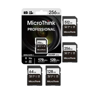 Tarjeta de Memoria Microthink TF SD de Alta Calidad, Velocidad Profesional, Capacidad Real, Clase <span class=keywords><strong>10</strong></span> V30, <span class=keywords><strong>SDHC</strong></span> 4K UHD, 64GB 128GB 256GB 512GB - Product Image 1