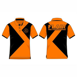 Gran oferta de algodón 100% para hombre, camiseta Polo personalizada de buena calidad, Color sólido, estilo informal, patrón, 180g, tela, peso frontal - Product Image 1