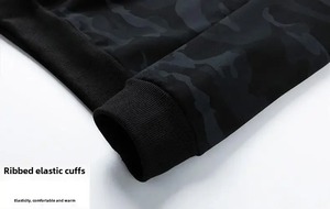 Men's <b>Spring</b> Autumn New Style Loose Fit <b>Cardigan</b> Sweatshirt Camouflage Hooded Jacket Casual Hoodie - Product Image 3