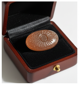 Pierres précieuses de qualité supérieure en pierre de soleil orange naturelle, cabochon carré, cœur, ovale, pierres précieuses en vrac offertes au prix d'usine - Product Image 2