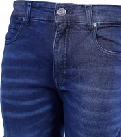 Pantalon de moto extensible coupe-vent respirant grande taille pour homme et femme, jean doublé en polyester/coton, toutes saisons