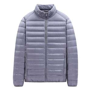 Vestes en duvet d'hiver personnalisées de haute qualité pour hommes Full Zip Up Custom 550 Gsm Polyester Wedding Bubble Jackets USA - Product Image 4