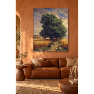 Fida Alexandre Calame Oak in a Wheat Field <b>Canvas</b> Print - Product Image 1