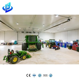 Kết cấu thép tiền chế xây dựng Xưởng sửa chữa thiết bị nông nghiệp kho kim loại máy kéo dịch vụ nhà để xe chuồng - Product Image 5