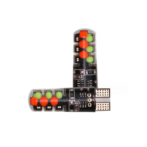 Ampoule LED T10 W5W 194 168 W5W 5050 SMD pour voiture, éclairage de lecture, lampe à coin pour automobiles, ampoule LED RGB avec télécommande - Product Image 2