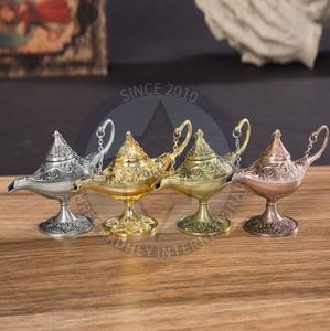 Metal Gifts And Crafts Aromatherapy Diffuser Wedding Ramadan <b>Table</b> <b>Decoration</b> <b>Accessories</b> Brass Incense Burner Engrave Designing - Product Image 1