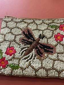 Handmade Bohemian Style Glass Seed Bead Tote Bag Custom Logo Embroidered Beaded Coin Pouch Fashionable Women's Sizes Promotions - Product Image 3