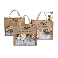 Sac fourre-tout classique en toile de jute naturelle, motif lettres, style Vietnam, idéal pour les achats, la décoration ou comme cadeau, avec fermeture éclair – Vente en gros à prix réduit