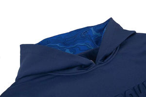 เสื้อฮู้ดลายนูนสำหรับผู้ชายสำหรับฤดูหนาวพร้อมโลโก้และปกเสื้อฮู้ดแบบกำหนดเอง - Product Image 4