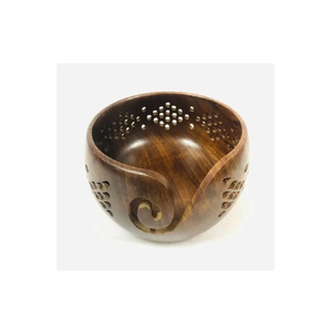 Attractive Wooden Yarn Bowl Durable Quality <b>Knitting</b> <b>Storage</b> Holder Best Colorful Design Without Lid Creative Decorative Bowl - Product Image 4