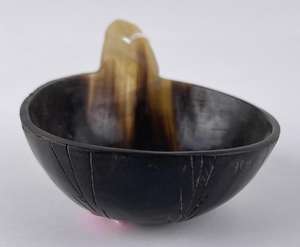 Saladier en corne naturelle jetable de qualité supérieure polis pour la cuisine, la salle à manger ou la fête à des fins décoratives - Product Image 5