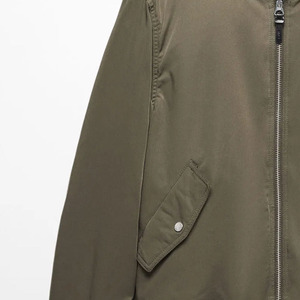 แจ็กเก็ตนักบินสำหรับผู้ชายและผู้หญิงน้ำหนักเบาสีทึบระบายอากาศได้ดีสำหรับฤดูหนาว - Product Image 3