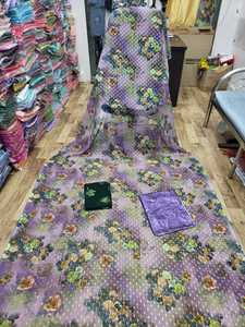 Faransawi Dirac <b>Dress</b> with Gogra & Garbasar Long Sleeves Cotton & Spandex 3-Piece Set Luxury Eco-Friendly Women's - Product Image 2