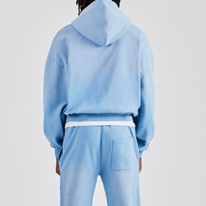 Conjuntos Deportivos de Felpa Francesa con Estampado Personalizado para Hombre, Conjuntos de Dos Piezas con Pantalones Acampanados y Sudaderas con Capucha, Conjuntos Deportivos para Hombre - Product Image 4