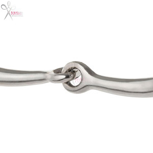 Bocado de Acero Inoxidable Multiusos para Caballos, Bocado de Anillo para Entrenamiento, Control Suave, Reutilizable, Equipo Ecuestre-HASHIR HI-HB-04 - Product Image 2