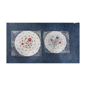 Mármol de lujo Hanmdade Itlian con placa de trabajo con incrustaciones de piedra natural con soporte para regalo de boda - Product Image 1