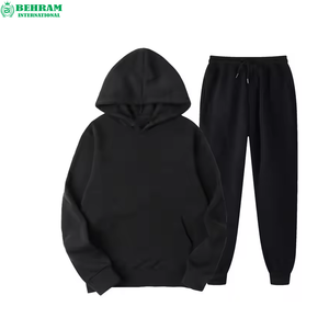 Sudadera con Capucha de Alta Calidad, Transpirable, 100% Algodón, Colores Sólidos, Tallas Grandes, con Bolsillo Canguro, Estilo Urbano - Product Image 1