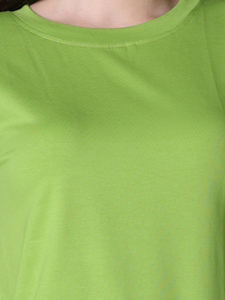 Customized Logo Printed Blank <b>Tshirt</b> Women Adults Knitted <b>YARN</b> DYED Plain Women T Shirts Wholesale 180gsm 100% Cotton India 2025 - Product Image 3