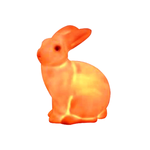 Lámpara de sal de roca natural del Himalaya 2-3KGS Lámpara de noche de cristal rosa con forma de animal Lámpara hecha a mano de Pakistán - Product Image 2