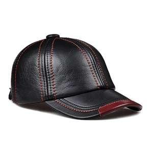 Winter Polyester/Cotton Breathable Waterproof 5-Panel Baseball <b>Cap</b> Flocking Embroidery Logo <b>Mens</b> <b>Flat</b> Warm Metal Buckle British - Product Image 1