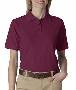 Polo à séchage rapide t-shirts décontracté léger col tournant chemises de Golf dames Slim Fit 100% coton respirant Polo t-shirts femmes - Product Image 1