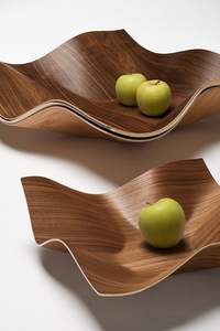 Date de bol Unique Fruits secs pour la maison et l'hôtel ustensiles de cuisine vaisselle cuisson sûre couleur marron bois naturel fini forme ovale - Product Image 2