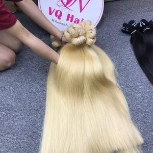 เครื่องต่อผมดิบแบบเวียดนามสีบลอนด์ธรรมชาติ100% 100% ผมมนุษย์แท้แบบคู่ - Product Image 2