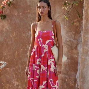 Nouvelle Collection 2026 : Robe Kaftan Bohème Premium pour Plage et Resort, Broderie Ethnique Ukrainienne, Dentelle Bohème, Grande Taille - Product Image 1