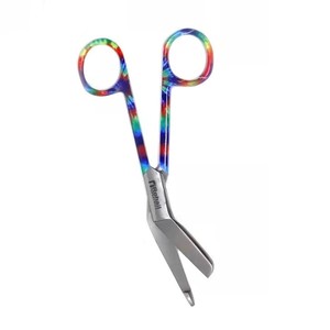 Custom Engraved Personalized Stainless Steel Haemostat Forceps & Bandage <b>Scissors</b> 5.5 Colourful <b>Floral</b> Print - Product Image 4