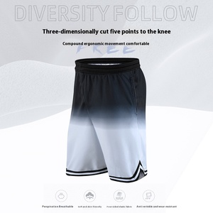Pantalones Cortos de Baloncesto Sublimados Personalizados, Tela de Malla de Secado Rápido de Alta Calidad con Cortes Laterales, Ropa Deportiva para Equipos OEM/ODM al por Mayor - Product Image 4