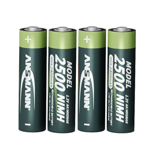 1.2V 単三形充電式ニッケル水素電池 2500mAh (懐中電灯および民生用電子機器用) - Product Image 2