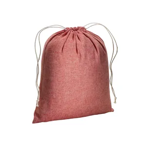 Sacchetti Sportivi Promozionali Ecologici in Cotone Riciclato con Coulisse - Product Image 3
