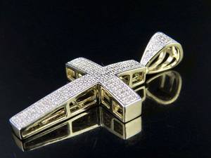 Mode à la mode 925 argent Moissanite diamant croix pendentif personnalisé Hip Hop glacé bijoux pour hommes - Product Image 3