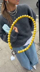 สร้อยคออะคริลิคสำหรับผู้ชายสร้อยคอเชื่อมเรซินแนวสตรีทบอยขายดีสร้อยคออะคริลิคแบบฮิปฮอปพังค์สำหรับผู้ชาย - Product Image 5