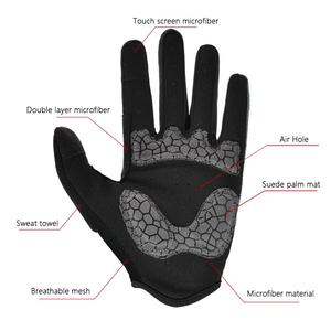 High Quality Cotton Short-<b>Finger</b> Sports Gloves Winter Gym & Outdoor Road Bicycle Riding New Model <b>Biking</b> for Cycling - Product Image 5