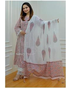 Vestido tradicional indio Salwar Kameez Anarkali de algodón pakistaní, compra a vendedores en India a un precio razonable - Product Image 5
