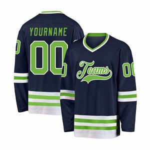 Jersey de hockey sobre hielo sublimado de alta calidad, diseños personalizados, logotipos y el mejor material personalizado, precio al por mayor barato en Pakistán - Product Image 2