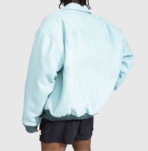 Blouson Bomber Vintage Personnalisé pour Homme, Épais, Hiver, Imperméable, Matelassé, en Toile, avec Fermeture Éclair, Grande Taille, Vêtement Vierge - Product Image 4