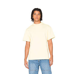 220 GSM de gran tamaño 100% algodón camiseta de hombre transpirable estirable con logotipo personalizado impreso de talla grande camiseta antiarrugas - Product Image 1